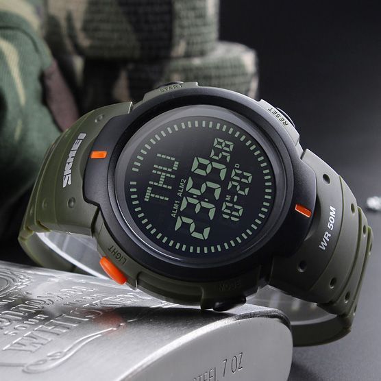Годинник Skmei 1231AG Smart Watch + Compass 1080-0818 фото