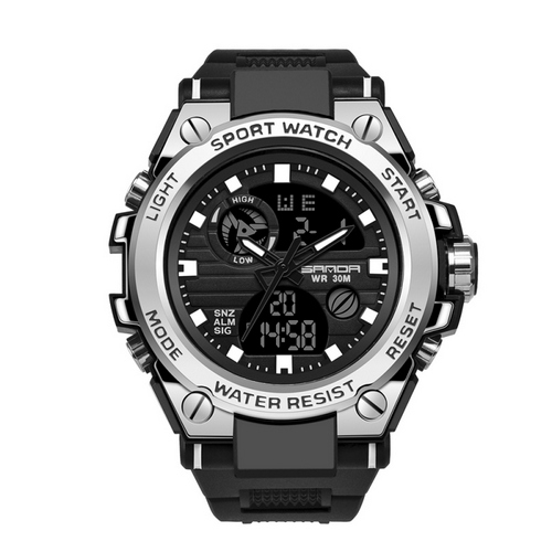 SANDA 739 BLACK-SILVER