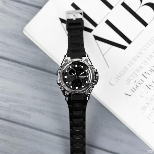 Годинник Sanda 739 Black-Silver 1044-0008 фото