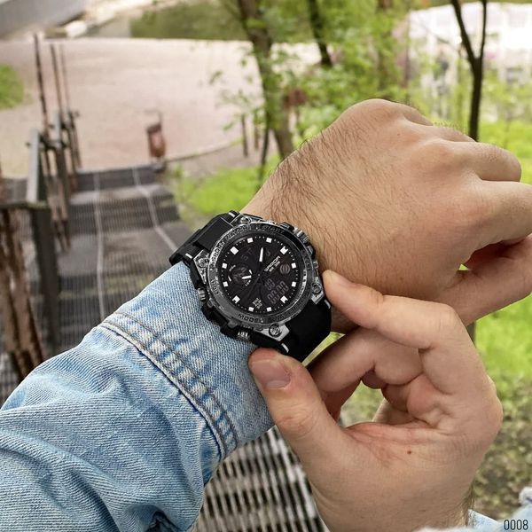 Годинник Sanda 739 Black-Silver 1044-0008 фото