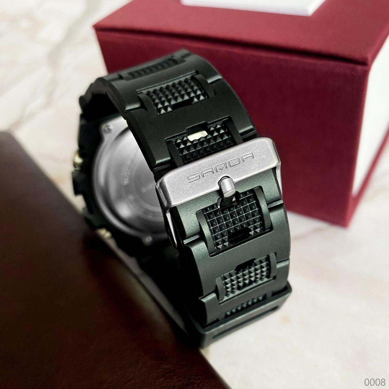 SANDA 739 BLACK-SILVER - ремінець та застібка