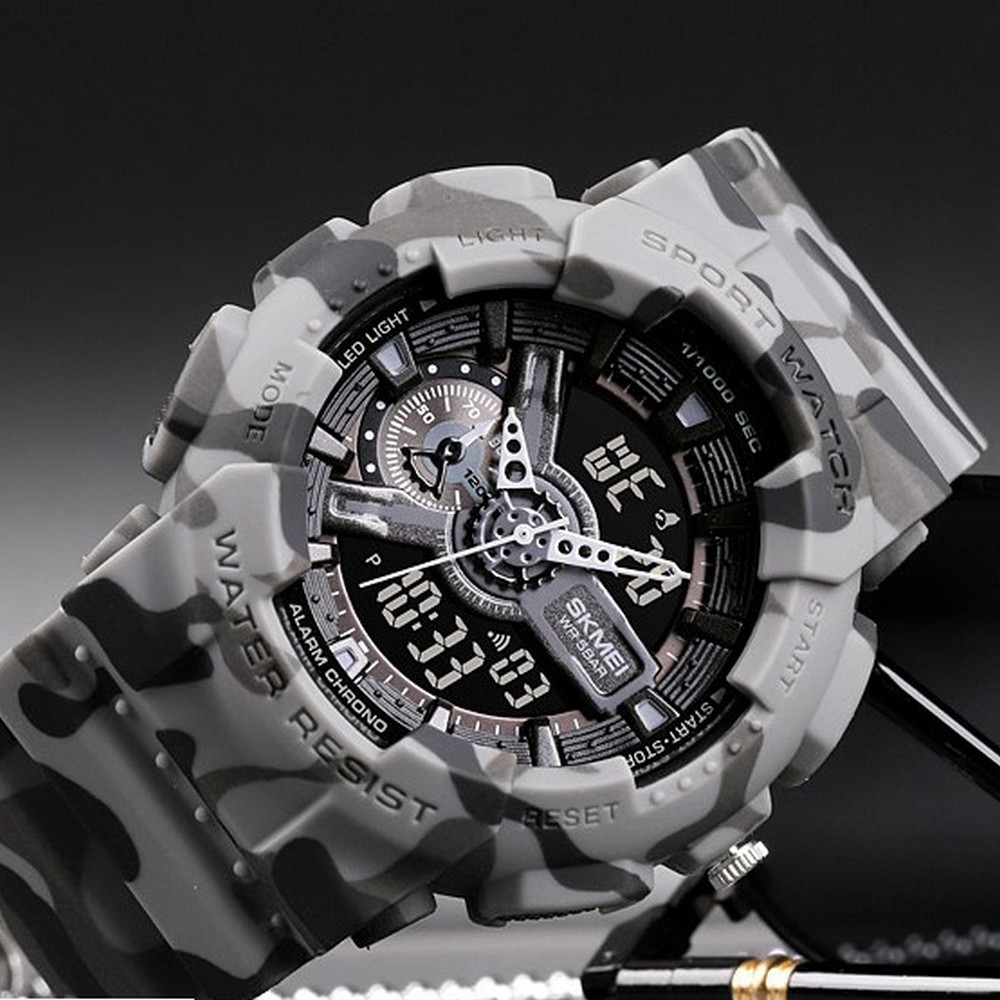 SKMEI 1688CMGY CAMO GRAY - деталі корпусу