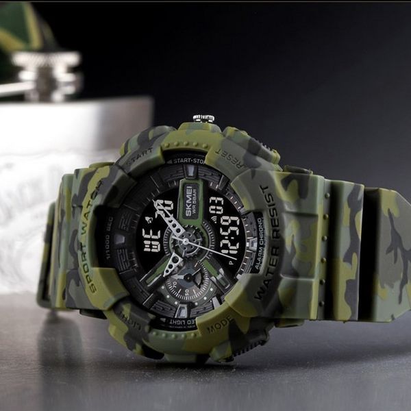 Годинник Skmei 1688 Green-Black 1080-0740 фото