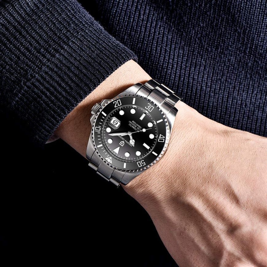 Годинник Pagani Design PD-1639 Silver-Blackk 1138-0022 фото
