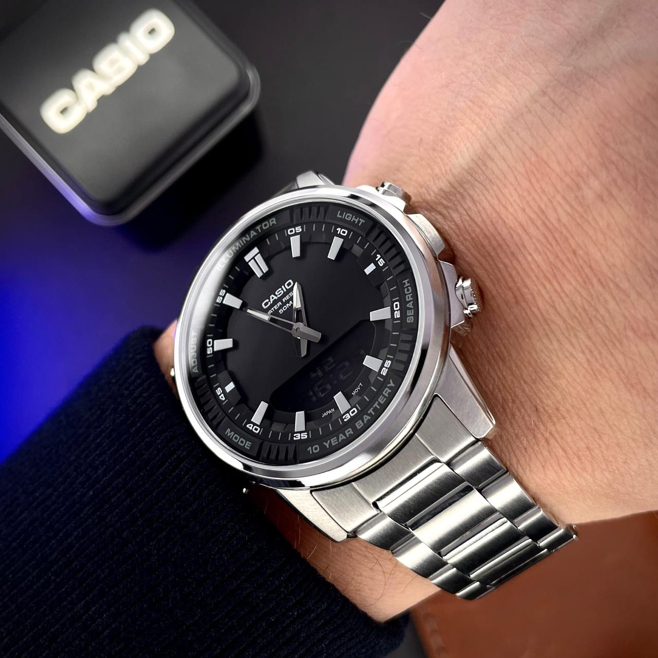 CASIO AMW-880D-1A - ремінець та застібка